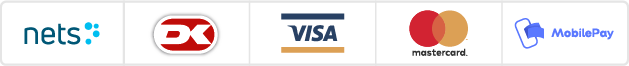 Betalingsmetoder: Dankort, Visa, Mastercard, Mobilepay og EAN faktura