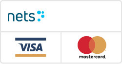 Her kan du betale med Nets (MasterCard, Visa, Maestro)